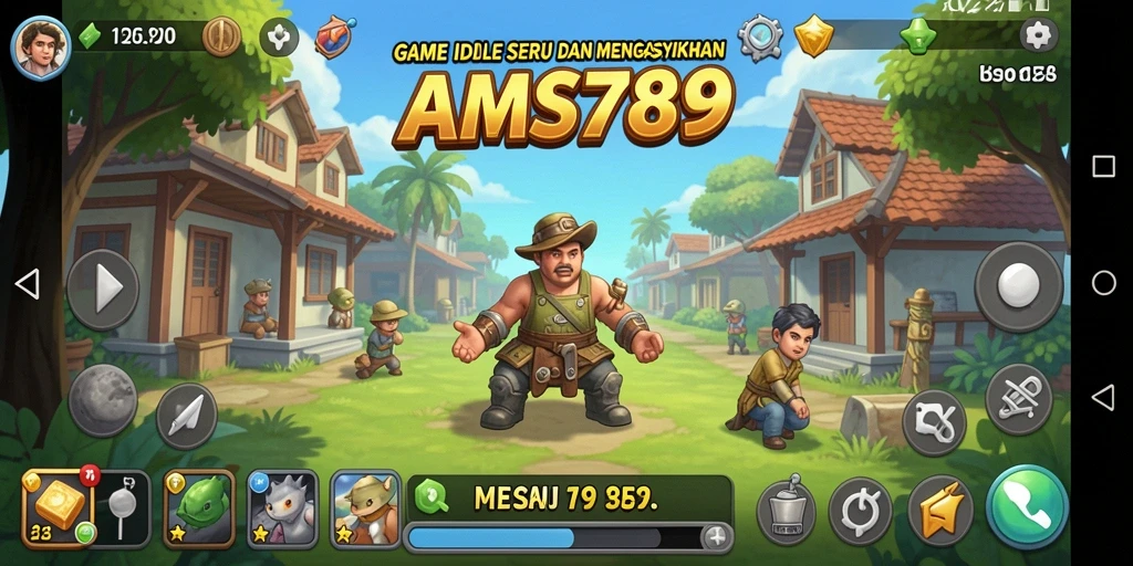 Tampilan menarik dari gameplay AMS789 yang seru dan santai.