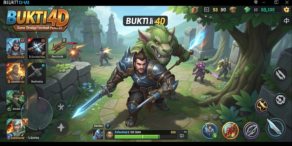 Menampilkan aksi pertempuran strategis di BUKTI4D.