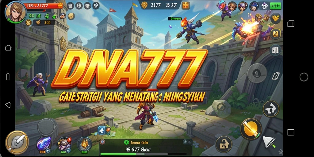 Gameplay menakjubkan dalam DNA777 yang menggambarkan strategi SLG.