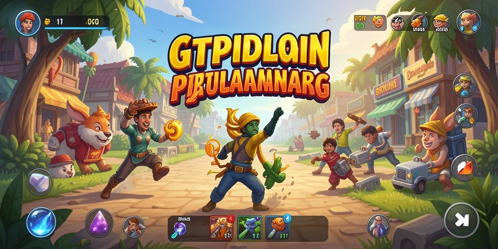 Tampilan gameplay seru dari GTPIDN dengan berbagai tantangan.