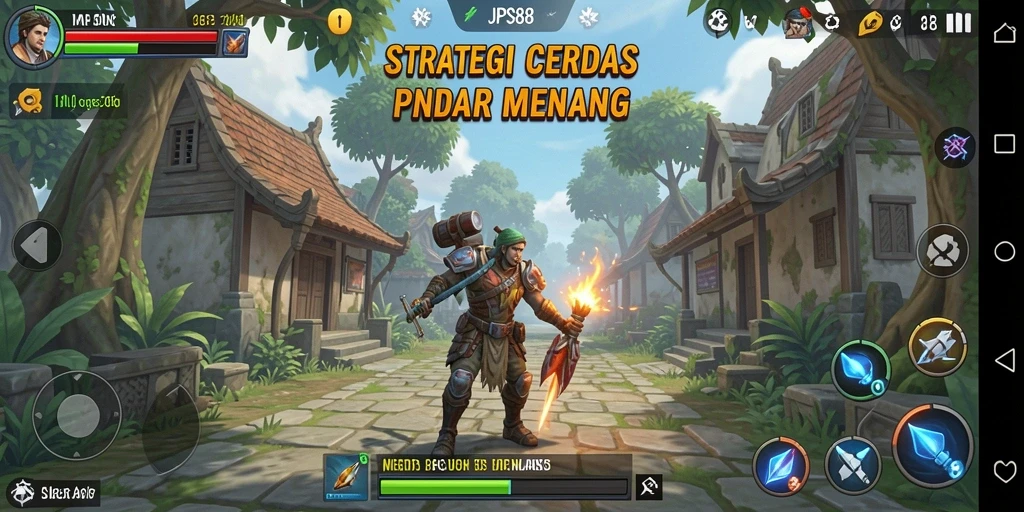 Screenshot gameplay JPS88 menampilkan strategi mendebarkan.