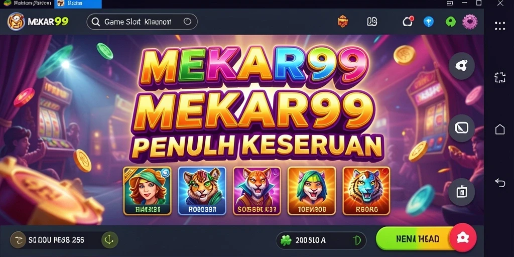 Tampilan gameplay seru dan penuh warna dari MEKAR99.