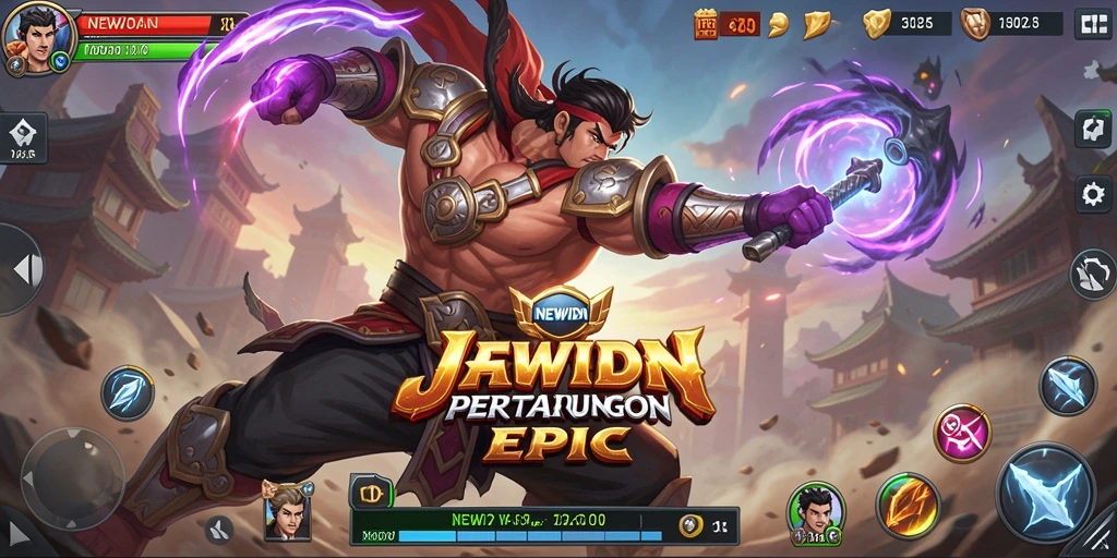 Gameplay seru dan intens dalam NEWIDN dengan aksi pertarungan yang menegangkan.