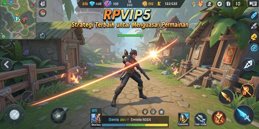 Tampilan gameplay RPVIP5 yang seru dan mendebarkan.