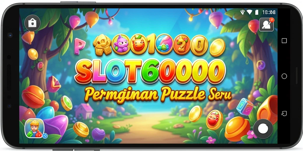 Tampilan gameplay menantang dari SLOT6000 yang penuh warna.